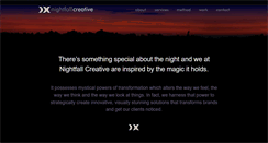 Desktop Screenshot of nightfallcreative.com