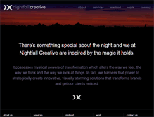 Tablet Screenshot of nightfallcreative.com